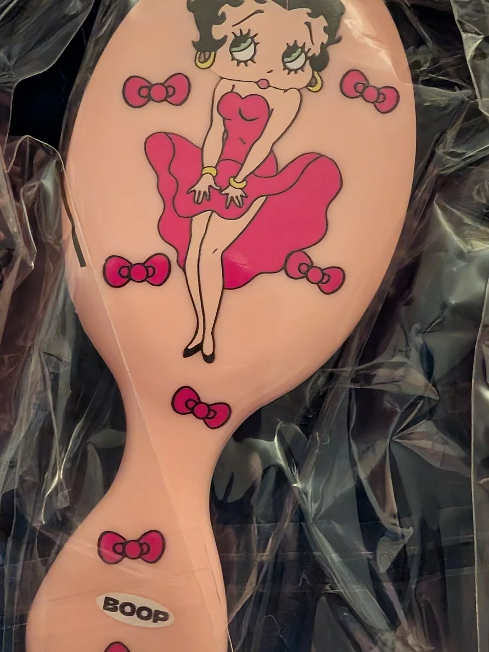 🦋 Pick 1 Betty Pink Detangling Hair Brush - Design
